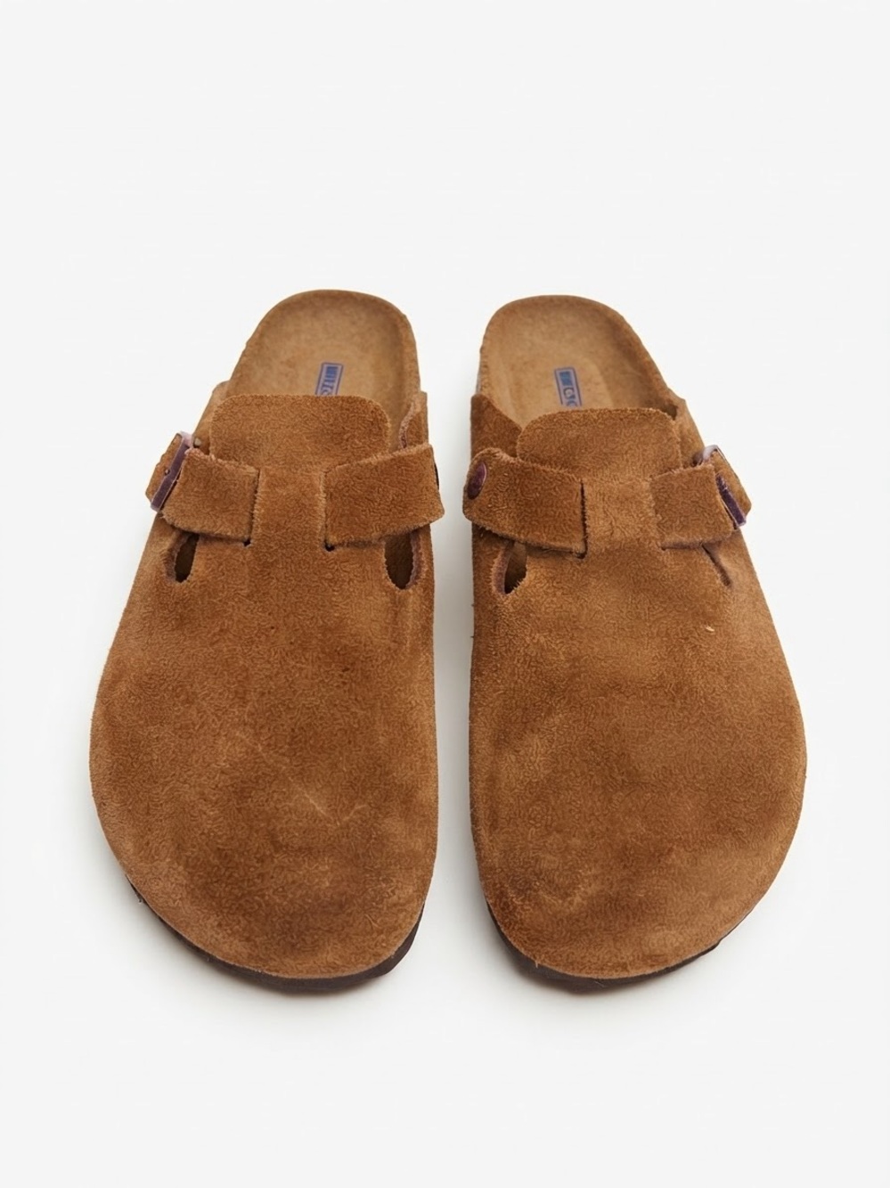 Birkenstock Boston Style Brown Suede Clogs Mules Boho Fall EU 40 US 9